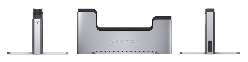 Brydge Vertical Dock Wired Thunderbolt 3 Grey
