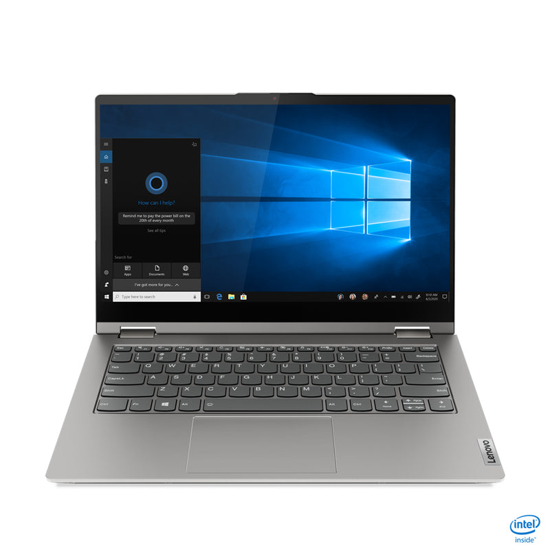 Lenovo ThinkBook 14s Yoga Hybrid (2-in-1) 35.6 cm (14") Touchscreen Full HD Intel® Core™ i5 16 GB DDR4-SDRAM 256 GB SSD Wi-Fi 6 (802.11ax) Windows 10 Pro Grey