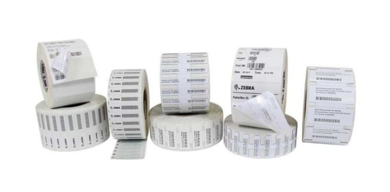 Zebra 10026770 barcode label White