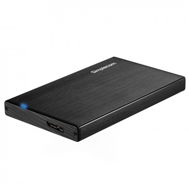 Simplecom SE212 storage drive enclosure HDD/SSD enclosure Black 2.5"