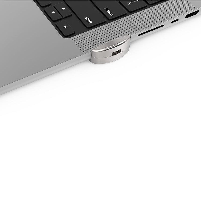 Compulocks Ledge Lock Adapter for MacBook Pro 16" M1 & M2 Silver
