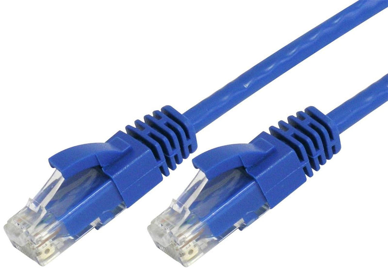 Cabac Hypertec 1m CAT6 RJ45 LAN Ethernet Network Blue Patch Lead
