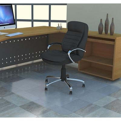 MARBIG TUFFMAT POLYCARBONATE CHAIRMAT HARD FLOOR 1200 X 1500MM CLEAR