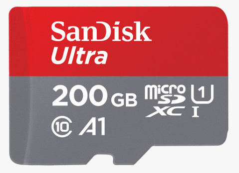 Sandisk Ultra memory card 200 GB MicroSDXC Class 10 UHS-I