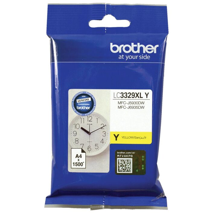 Brother LC3329XLY ink cartridge 1 pc(s) Original Yellow