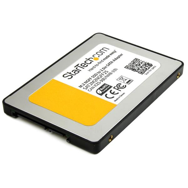 StarTech M.2 SSD to 2.5in SATA III Adapter - M.2 Solid State Drive Converter with Protective Housing