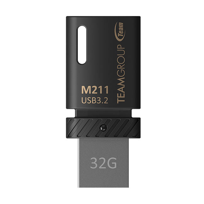 Team Group M211 USB flash drive 32 GB USB Type-C 3.2 Gen 1 (3.1 Gen 1) Black
