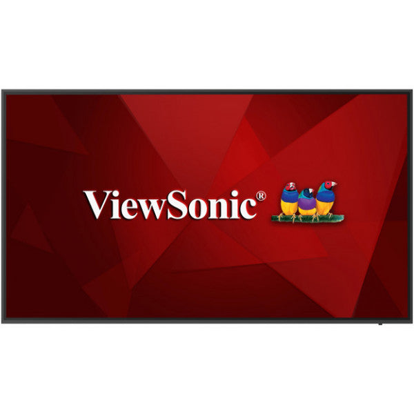Viewsonic CDE6520 Signage Display Digital signage flat panel 165.1 cm (65") IPS 450 cd/m² 4K Ultra HD Black Built-in processor Android 8.0