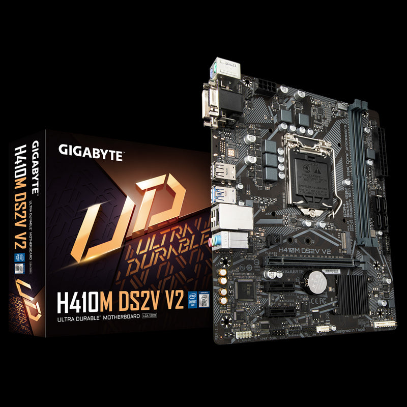 Gigabyte H410M DS2V V2 motherboard Intel H410 LGA 1200 micro ATX