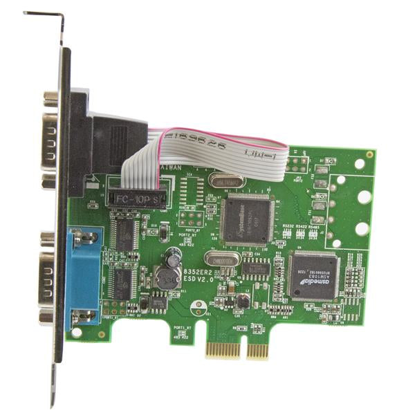StarTech 2-Port PCI Express Serial Card with 16C1050 UART - RS232