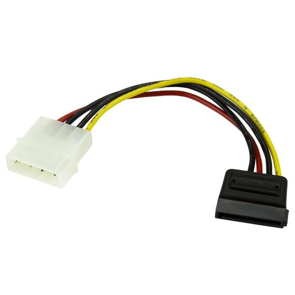 StarTech 6in 4 Pin LP4 to SATA Power Cable Adapter