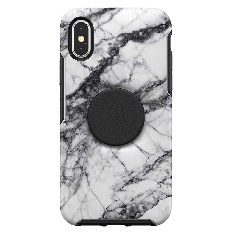 OTTERBOX OTTER + POP Symmetry iPhone X/Xs - White Marble