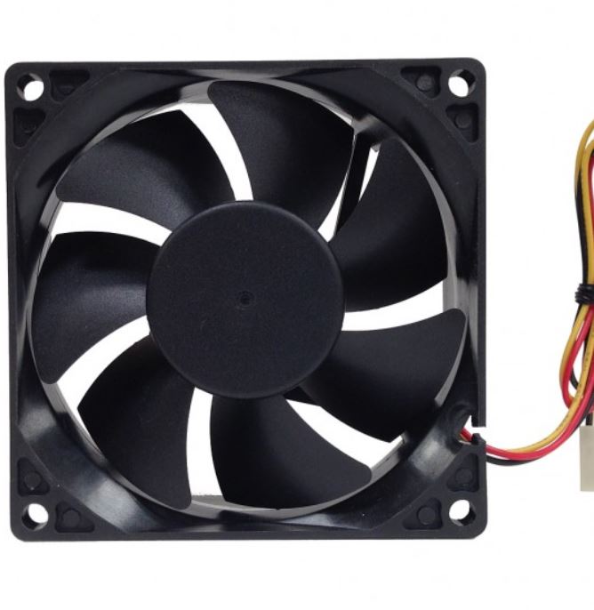 Aywun Repalcement 80mm TFX Silent Case Fan - Fan only no Screw for Aywun SQ05 TFX PSU 2500rpm. Mini 2Pin Connector.
