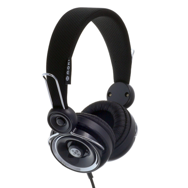 Moki ACC HDRPBK headphones/headset Wired Head-band Music Black