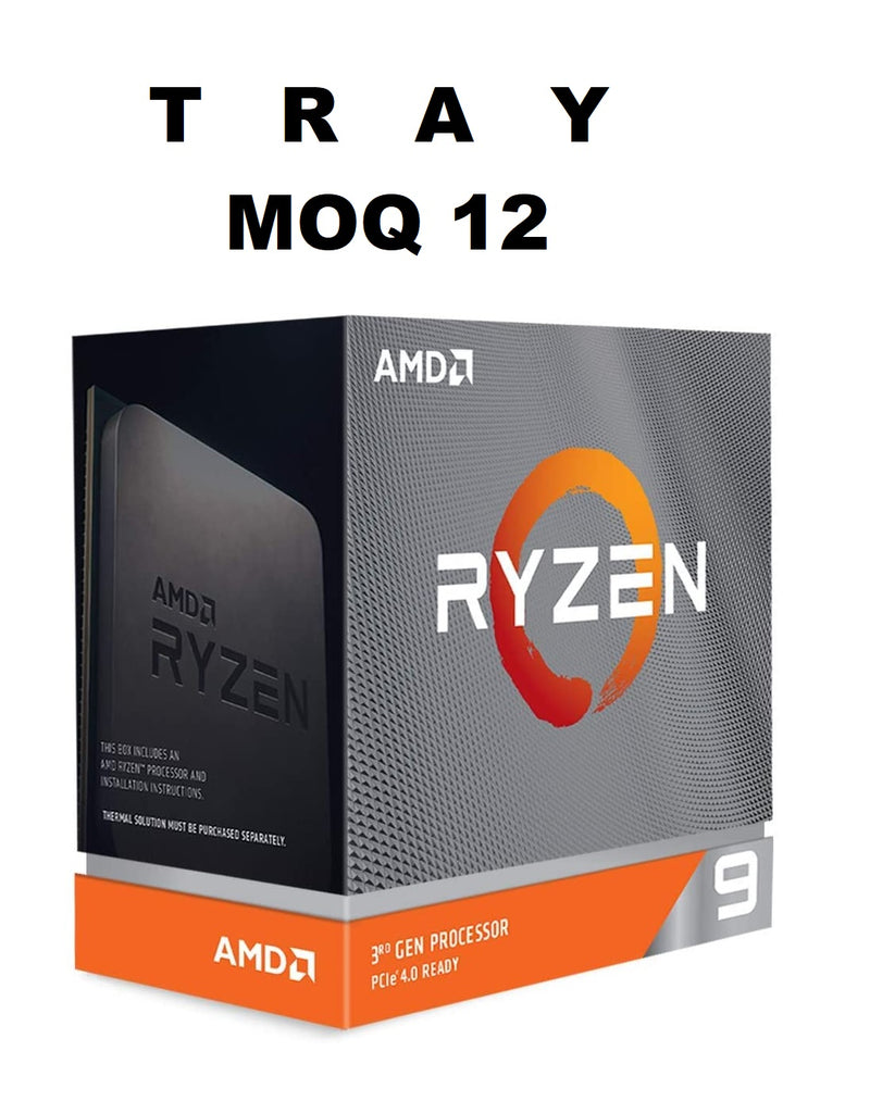 AMD-P (MOQ 12x If Not Installed On MBs) AMD Ryzen 9 3950X TRAY 16 Cores AM4 CPU, 32 Threads, 3.5GHz No Fan
