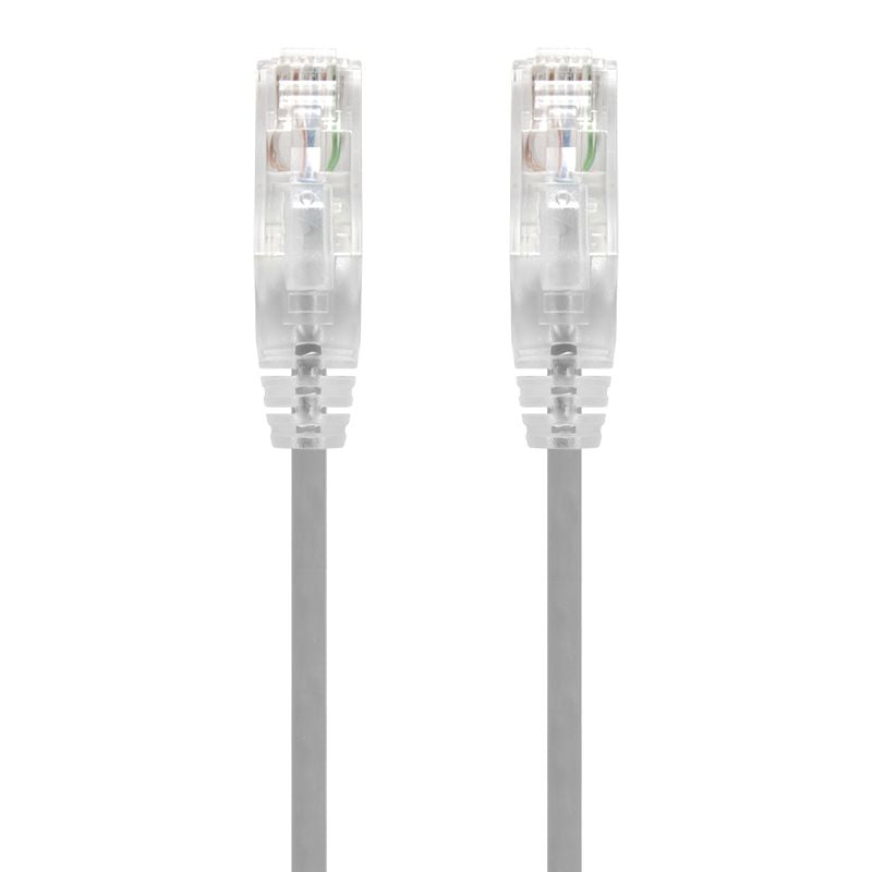 ALOGIC 2m Grey Series Alpha Ultra Slim Cat6 Network Cable, UTP, 28AWG