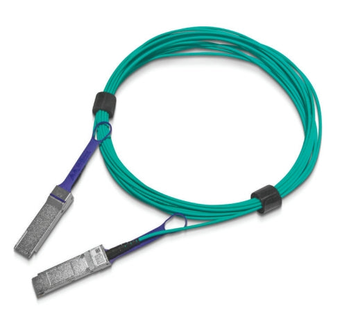 Nvidia MFA1A00-C015 fibre optic cable 15 m QSFP28 Turquoise