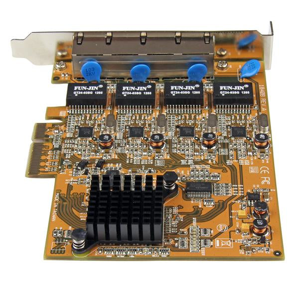 StarTech 4 Port PCI Express Gigabit Ethernet NIC Network Adapter Card