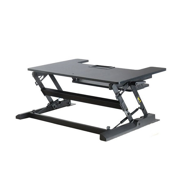 Vision Mounts Black Height Adjustable Sit & Stand Desk
