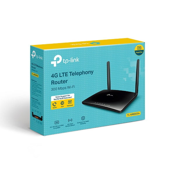 TP-Link TL-MR6500v(APAC) wireless router Fast Ethernet Single-band (2.4 GHz) Black