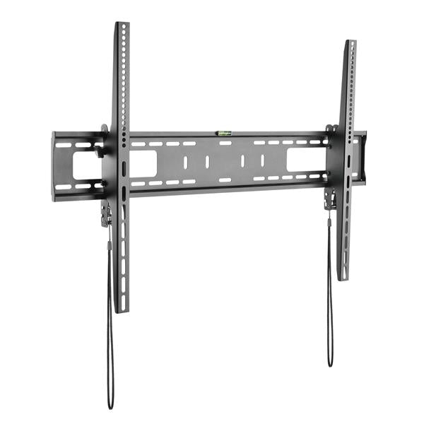 StarTech TV Wall Mount supports 60-100 inch VESA Displays (165lb/75kg) - Heavy Duty Tilting Universal TV Wall Mount - Adjustable Mounting Bracket for Large Flat Screens - Low Profile