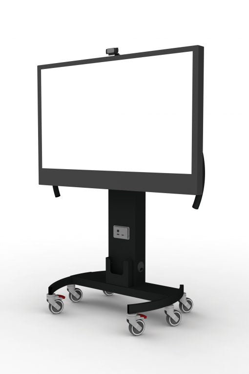 Gilkon NVS 1 Mobile Trolley - Manual Screen Height Adjustment - Up to 70&quot; Screen Size, VESA 600 x 400,