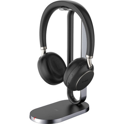 Yealink BH76 Headset Wireless Head-band Calls/Music USB Type-A Bluetooth Charging stand Black