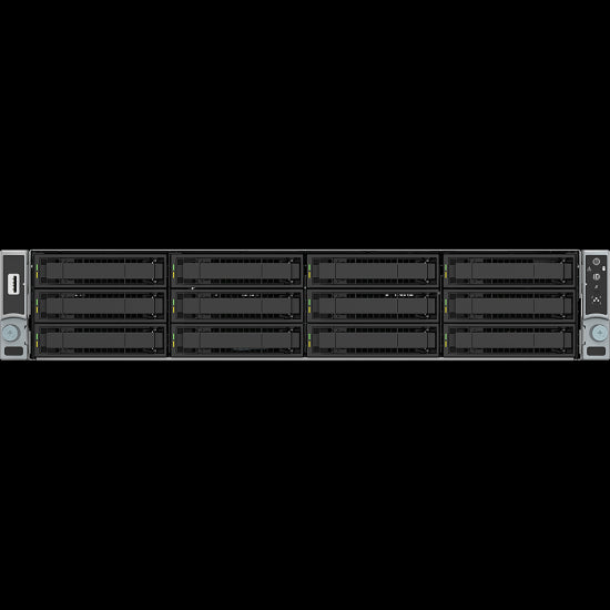 INTEL Prebuilt Server, 2U Rackmount, Xeon 4208 (1/2), 32GB ECC RAM (2/24) , 3.5' x 12 HDD Bays, 8port LSI3
