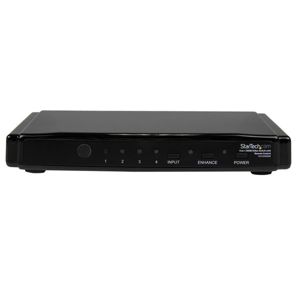 StarTech 4-to-1 HDMI® Video Switch with Remote Control