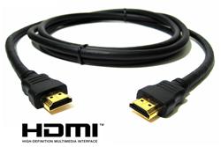 Cabac HDMI Cable 50cm / 0.5m - V1.4 19pin M-M Male to Male Gold Plated 3D 1080p Full HD High S with Ethern