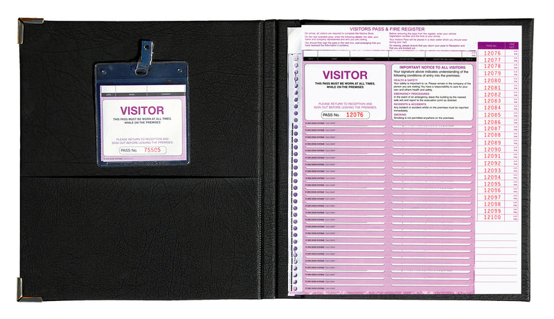 ZIONS VISITOR REGISTER ZIONS CORPORATE VISITOR / FIRE PASS(EACH)