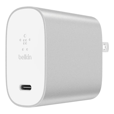 BELKIN 1 PORT WALL CHARGER, 27W USB-C (1) FAST CHARGE PD, 1 YR WTY