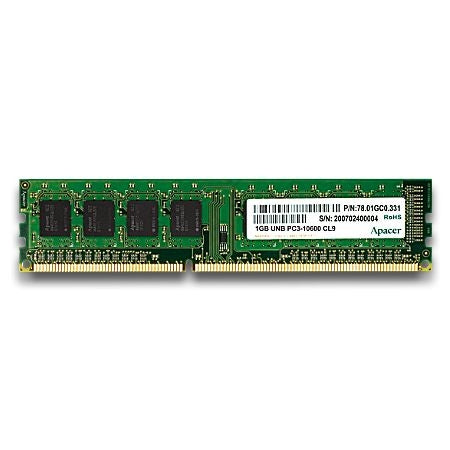 Apacer DDR3-1333 1GB SO-DIMM memory module 1333 MHz