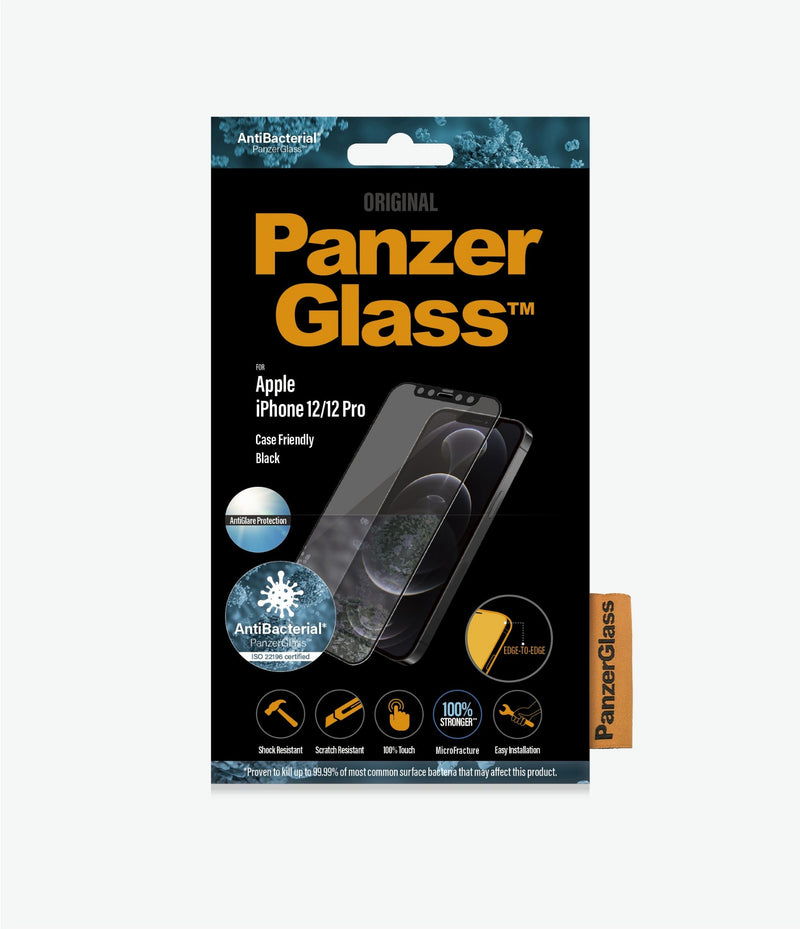 PanzerGlass â¢ Anti-glare Screen Protector Apple iPhone 12 | 12 Pro | Edge-to-Edge