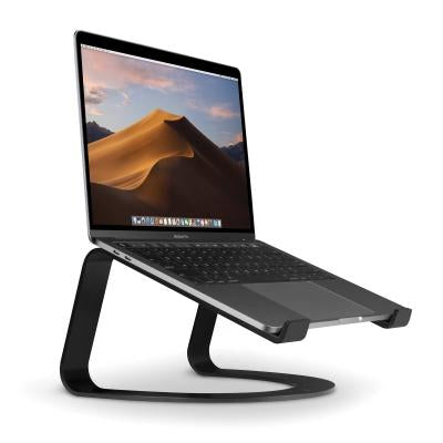 Twelve South Curve for MacBook | desktop stand for Apple notebooks and laptops, matte black