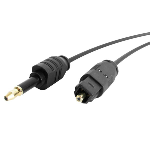 StarTech 10 ft Toslink to Miniplug Digital Audio Cable