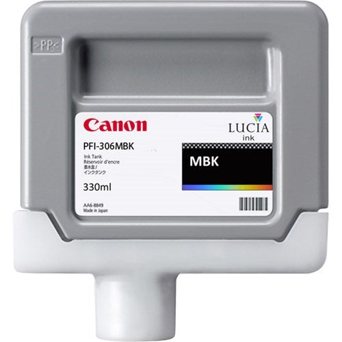 Canon PFI-306MBK LUCIA EX MATTE BLAC K INK FOR IPF8300IPF8300SIPF