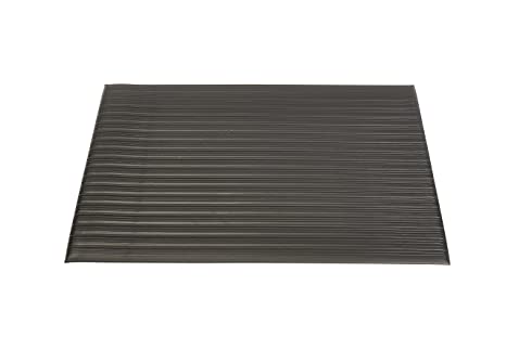 StarTech Ergonomic Anti-Fatigue Mat for Standing Desks - 20x30in (508x762 mm) Standing Mat - Premium Durable Polyurethane Standing Pad - Anti-Slip Bottom - PVC leather-pattern black finish