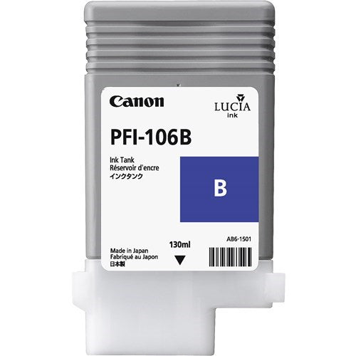 Canon PFI-106B LUCIA EX BLUE INK FOR IPF6300IPF6300SIPF6350IPF6