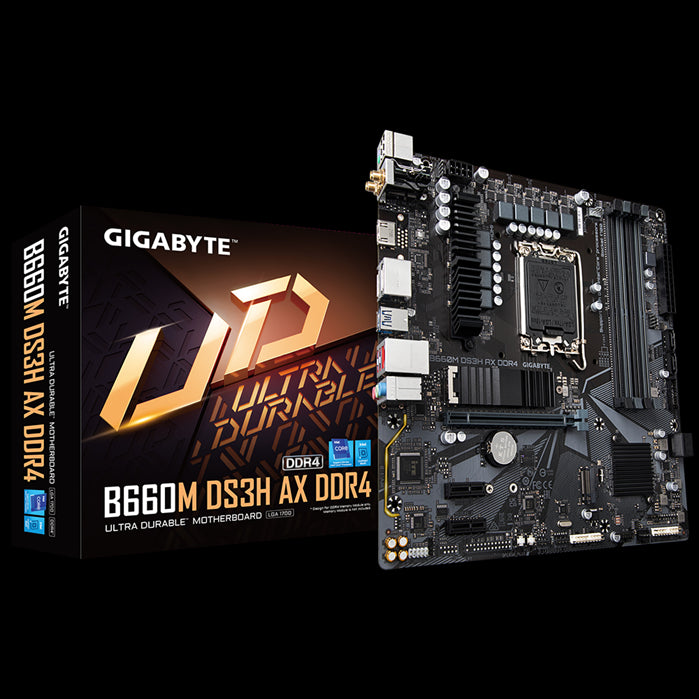 Gigabyte B660M DS3H AX DDR4 motherboard Intel B660 LGA 1700 micro ATX