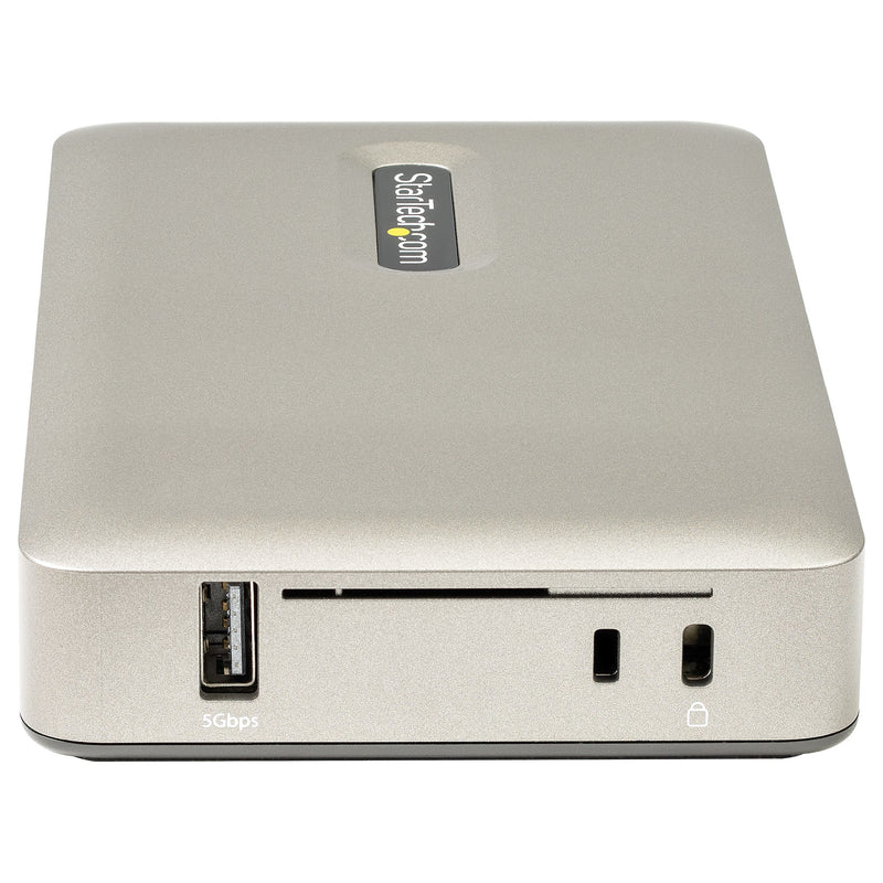 StarTech USB C Dock - USB-C to DisplayPort 4K 30Hz or VGA - 65W USB Power Delivery Charging - 4-Port USB 3.1 Gen 1 Hub - Universal USB-C Laptop Docking Station with Ethernet