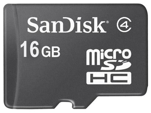 SANDISK Micro SD 16GB Memory Card MICROSD-16GB Colour