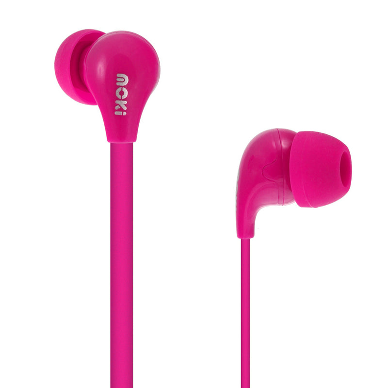 Moki 45° Comfort Headphones Wired In-ear Music Pink