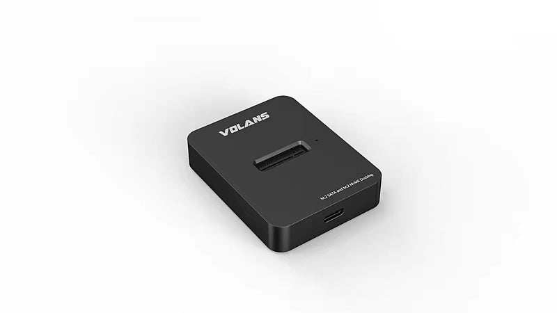 Volans VL-DSM2 storage drive docking station USB 3.2 Gen 2 (3.1 Gen 2) Type-C Black