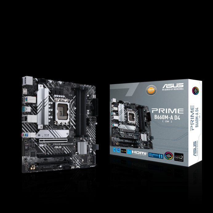 ASUS PRIME B660M-A D4-CSM motherboard Intel B660 LGA 1700 micro ATX