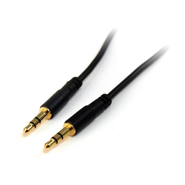 StarTech 6 ft Slim 3.5mm Stereo Audio Cable - M/M