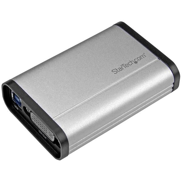 StarTech USB 3.0 Capture Device for High-Performance DVI Video - 1080p 60fps - Aluminum