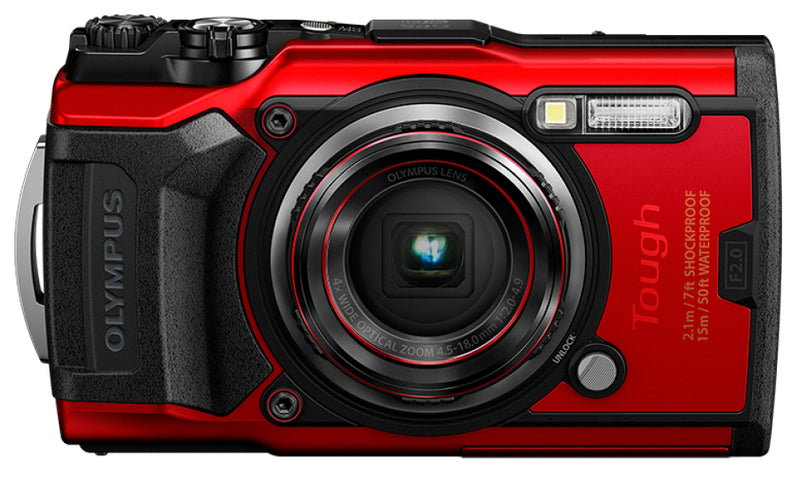 Olympus Tough TG-6 1/2.33" Compact camera 12 MP CMOS 4000 x 3000 pixels Red