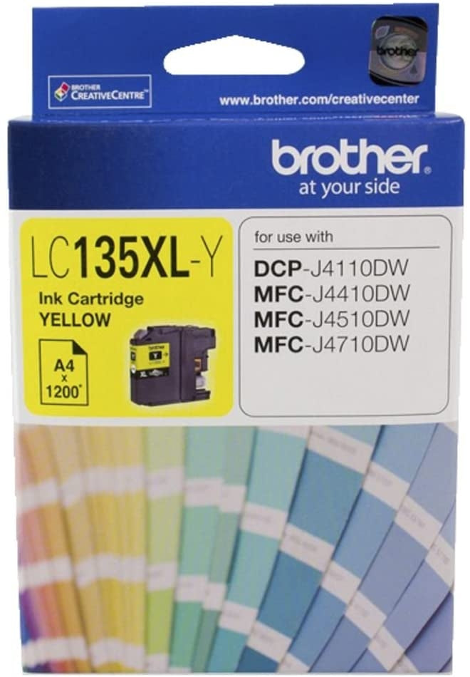Brother YELLOW INK CARTRIDGE TO SUIT DCP-J4110DW/MFC-J4410DW/J4510DW/J4710DW - UP TO 1200 PAGES