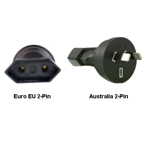 InLine Euro EU to Australia 2-Pin Power Plug Adapter